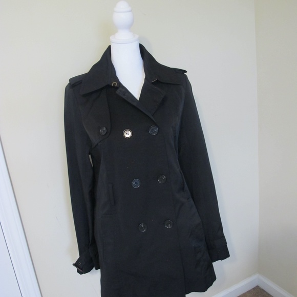 Tommy Hilfiger Jackets & Blazers - Tommy Hilfiger Black Long Sleeve winter Women's Pea Coat Size Small EUC